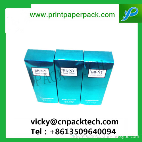 Custom Color Printed Folding Cosmetic Bbcream Perfume Paper Boxes Essential Oil Paper Packaging Box Cigarette Box